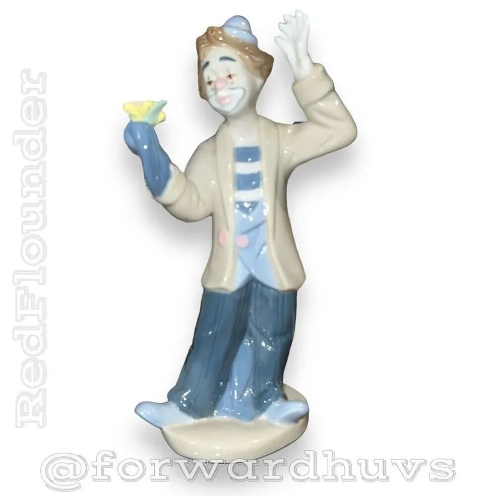 Vintage Paul Sebastian Porcelain CLOWN Figurine - 1993 Limited Edition